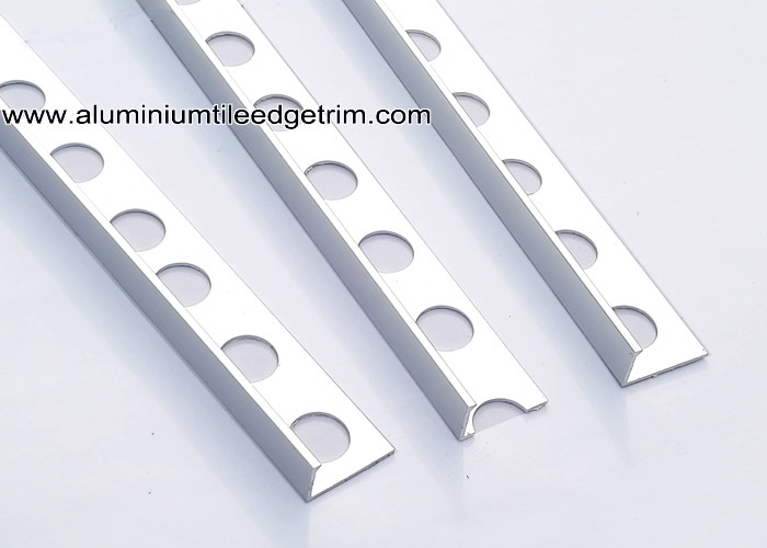 Buy cheap Straight Edge Polished Chrome Wall Tile Corner Trim 10mm x 2.44m product
