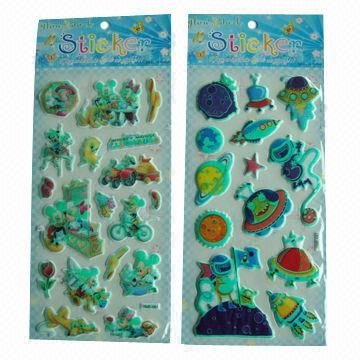 Buy cheap Glow-in-dark luminous stickers, used for promotional gifts, advertisement and premiums, SGS standard  product