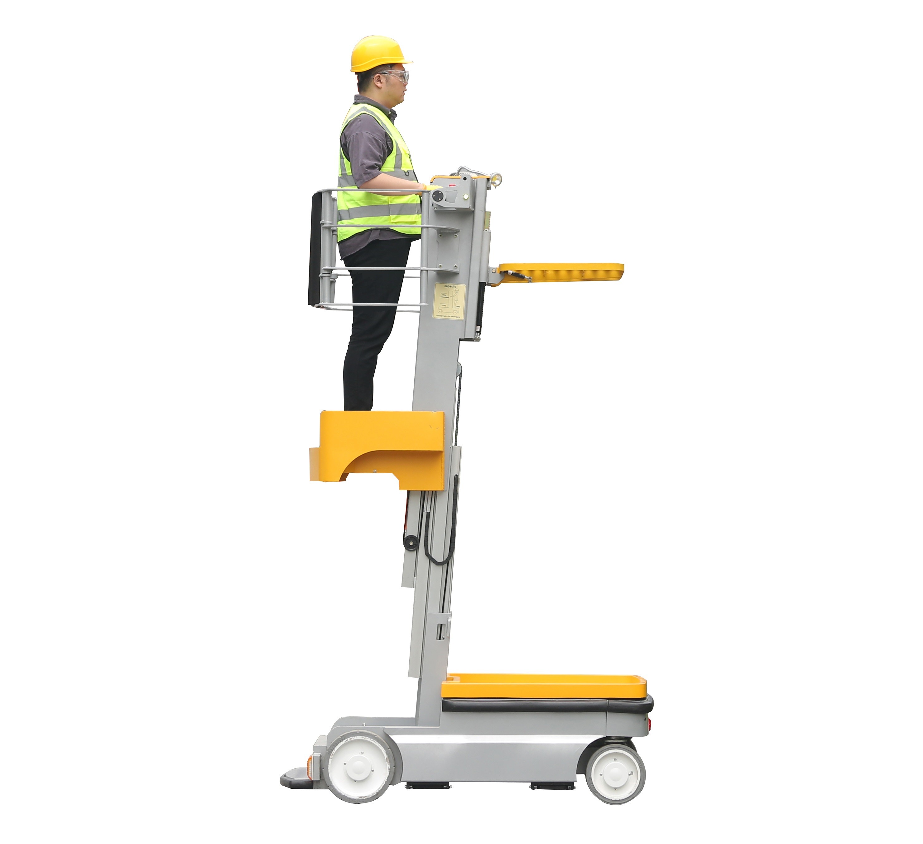 Buy cheap Premium Quality Durable Vertical Mast Self Propelled Aerial Man Lift Electric Order Picker product