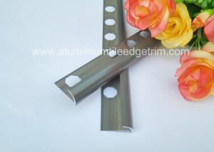 Buy cheap Powder Coating Grey Aluminium Outer Corner Profile 2.5 meter product