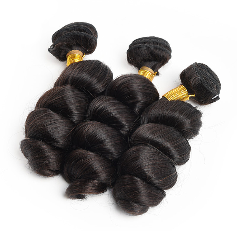 Buy cheap Soft 100% Brazilian Virgin Hair Loose Wave / 100 Remy Human Hair Extensions product