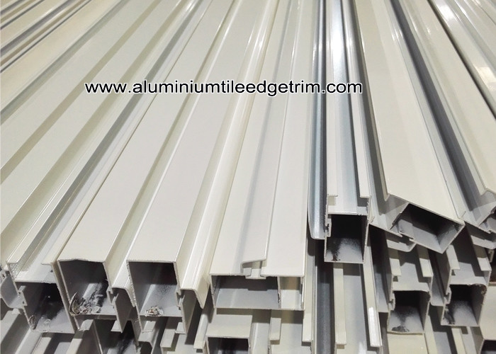 Buy cheap Powder Coating White Aluminum Door Frame Extrusions / Sections / Profiles / Panels product