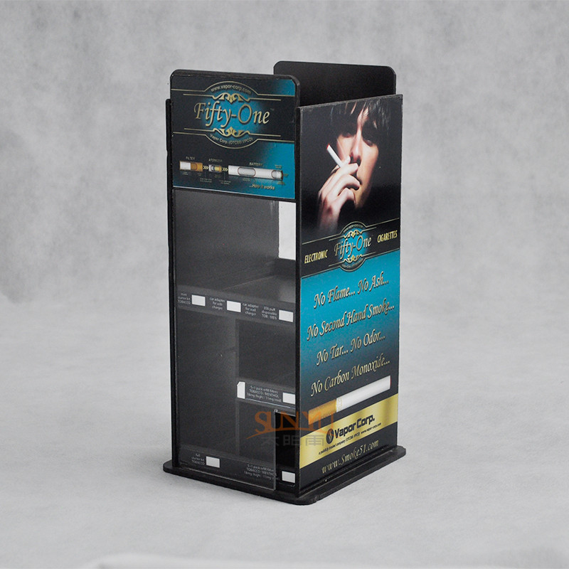 Buy cheap E - cigarettes Acrylic Display Stands More compartments Printing Full Color Logo product
