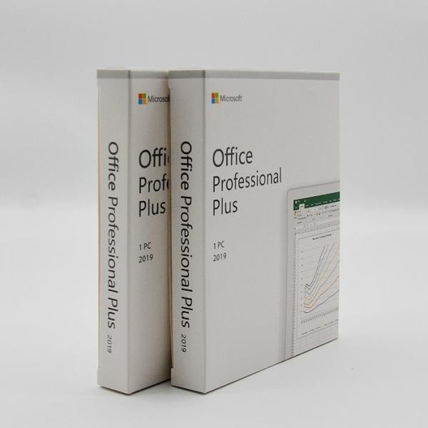 With COA License Sticker Microsoft Office 2019 Professional DVD Retail Box for sale