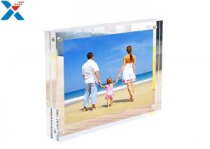 Buy cheap Clear Double Sided Acrylic Block Photo Frame , Acrylic Magnetic Picture Frames product