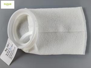 Buy cheap Plastic Ring Welded Liquid Filter Bag PP / PE / Nylon Mesh 100 Micron product