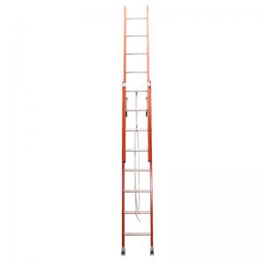 Buy cheap Lightweight 16 Tread Fiberglass Step Ladder OEM Accepted Corrosion Resistance product