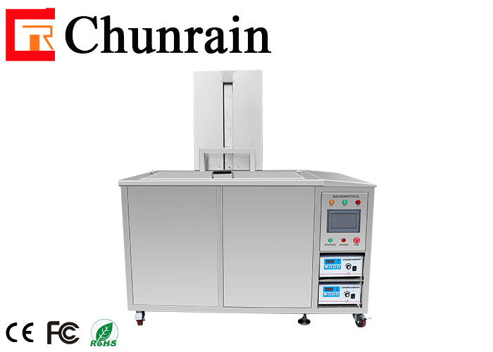 Buy cheap 360L 3600W Big Industrial Automatic Ultrasonic Cleaner With Lifting Heavy Oil product