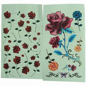 Buy cheap Tattoo Stickers, Safe and Nontoxic, Easy to Apply and Remove, OEM and ODM Orders are Welcome product