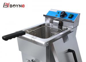 Buy cheap Stainless Steel 201 Single Tank Electric Fryer For Fried Food product