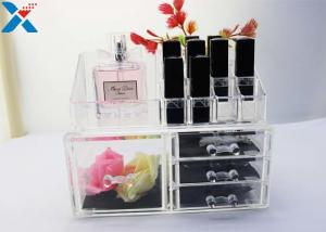 Buy cheap Rectangle Acrylic Makeup Drawer Organizer / Acrylic Cosmetic Organiser ROHS Approved product