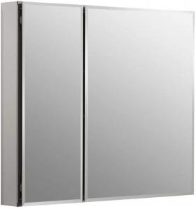 Buy cheap Frameless Aluminum Storage Cabinet Aluminium Bathroom Cabinet Double Doors product