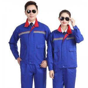 China Flyita Blue Anti-Static Workwear Work Clothes Men Work Uniforms For Industry Worker on sale
