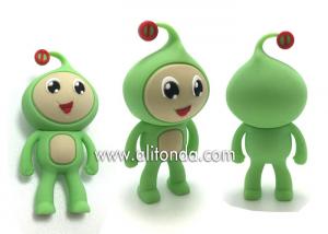 Buy cheap Environmental Silicone mini cute 3d dolls custom home decoration silicone animal figures custom product