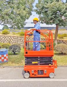 Buy cheap Mini Scissor Lifts 6 Meter Working Platform For Painting product