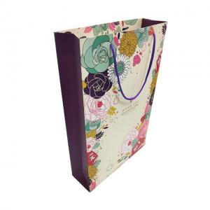 Buy cheap Recyclable Custom Paper Gift Bags Pantons Colors Various Sizes Eco - Friendly product