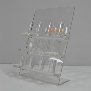 Buy cheap Sideling Plexiglass Acrylic Jewellery Display Transparent With Round Tube product