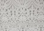 120cm Wide Polyester Water Soluble Lace Fabric , Eyelet Vintage Lace Fabric