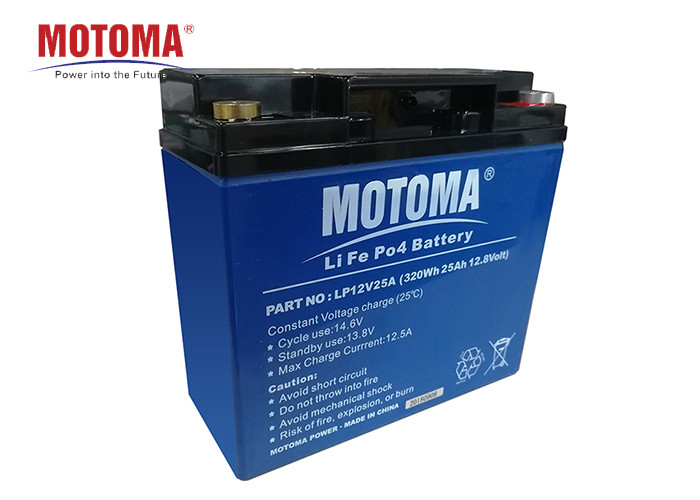 Buy cheap MOTOMA UPS Lithium Battery , 12v 25ah Lifepo4 Battery 4000 Cycle Times product