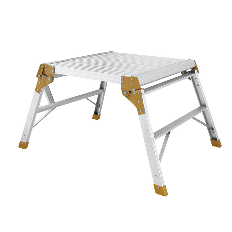 Buy cheap Professional Folding Aluminium Work Platform Bench , Movable Ladder Platform product