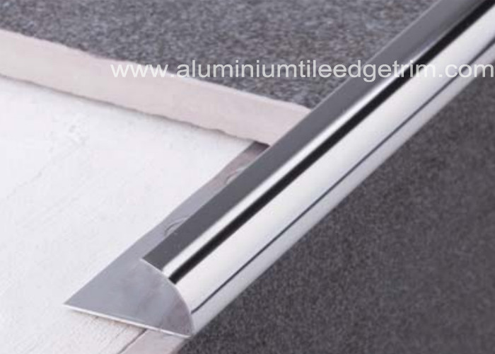 Buy cheap External Corner Stainless Steel Tile Trim , Stainless Steel Quarter Round Trim product