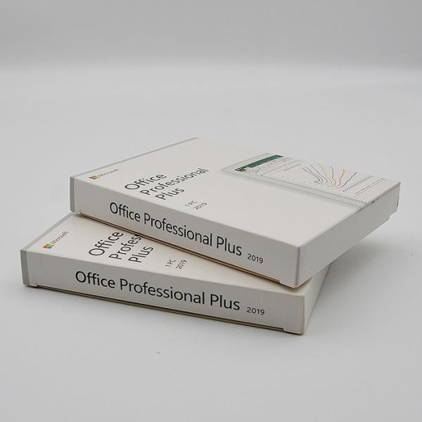 Online Activation Microsoft Office 2019 Professional DVD Retail Box for sale
