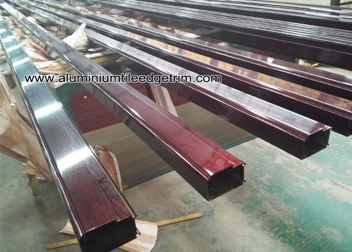 Buy cheap Extruded Aluminum Hex / Round / Oval Tube With Wood Grain Effect product