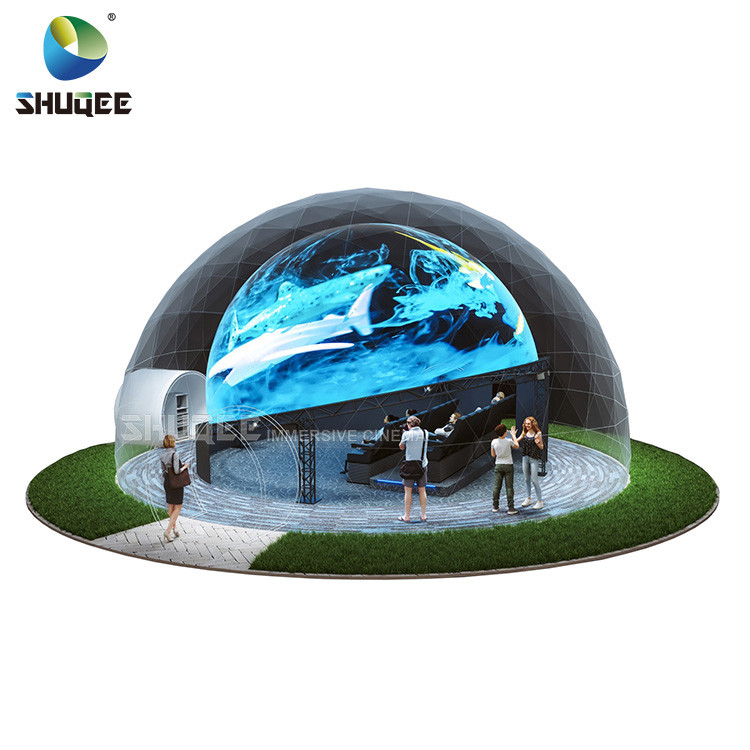 Buy cheap Big Profit Business 14 People 5D Cinema Dome Projection Built On The Playground product
