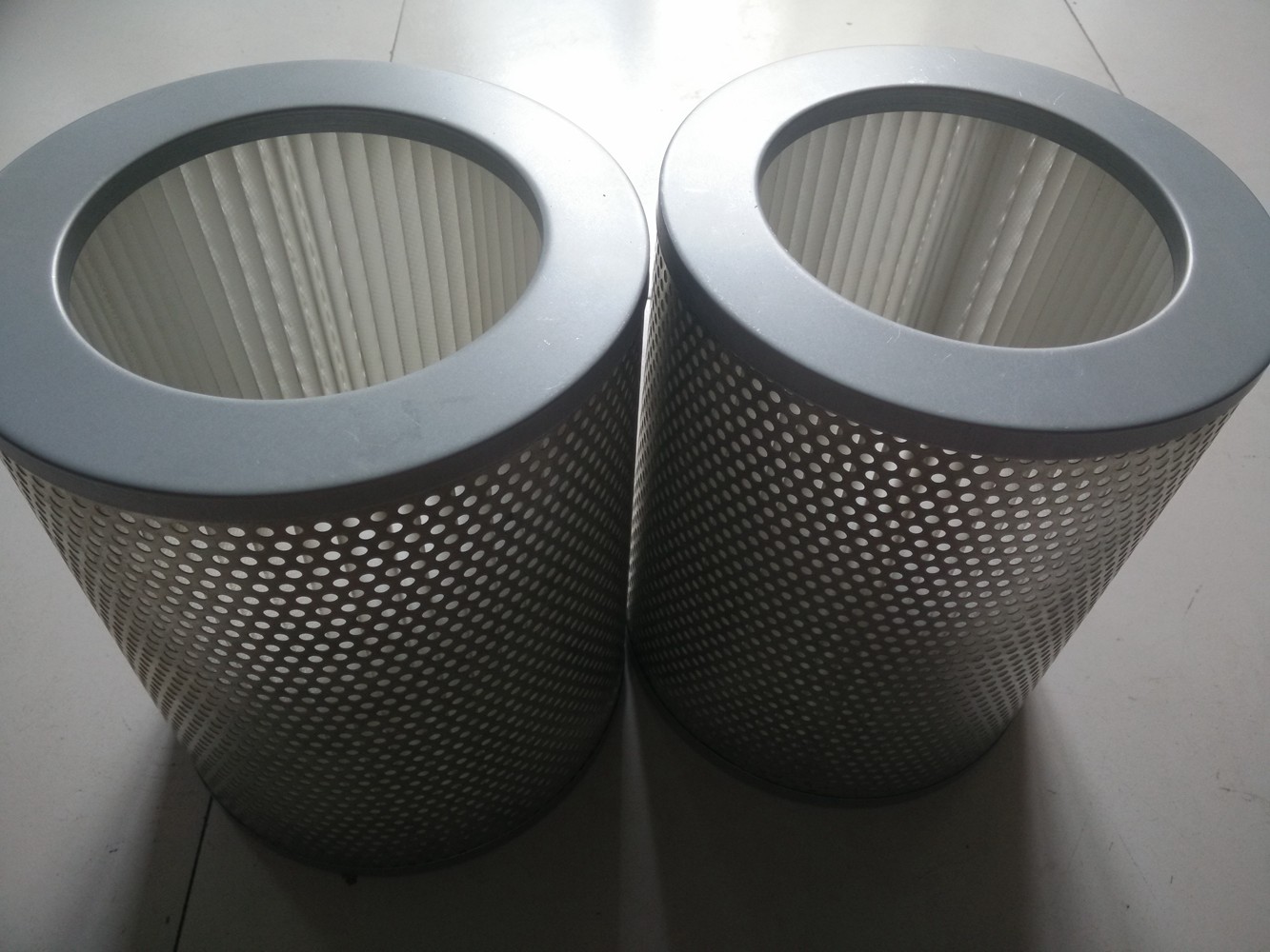 Buy cheap Foldable Industrial Replacement Dust Cartridge Filter Element 518m³/hour product