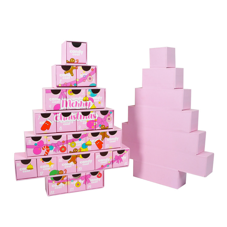 Buy cheap 1200g Christmas Advent Calendar Box For Kids Gift Tree Treasure Type product