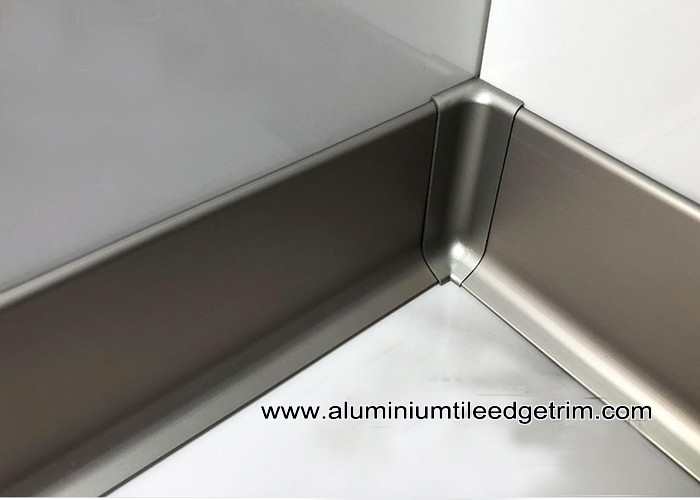 Buy cheap Modern Euro 60mm / 80mm / 100mm Aluminium Skirting Board For Home / Hotel product