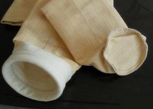Buy cheap 550gsm High Temperature Nomex Aramid Baghouse Filter Bags Anti - Abrasion Oem Service For Mining Plant product