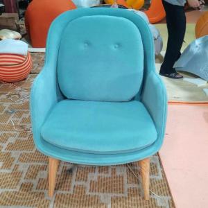 Buy cheap Living room Accent Armchair Commercial Furniture Singe Sofa Armchair Fiberglass Low Back Lounge Velvet Chairs product