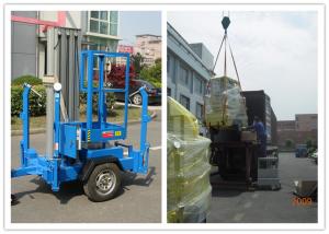 Buy cheap Trailer Type Vertical Mast Lift , 6 Meter Personnel Lift Platform For Outdoor Working product