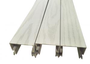 Buy cheap White Oak Aluminium Door Profiles / Components /  Configurations T5 Annealing Treatment product