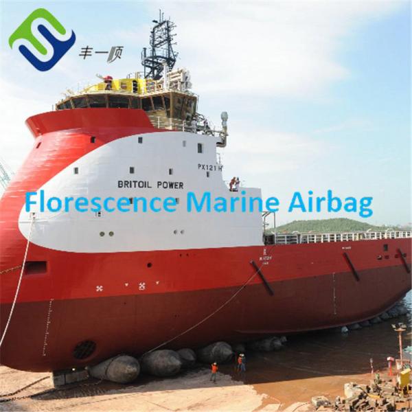 Inflatable Marine Salvage Rubber Ship Launching Airbags Air Lift Bags For Docking