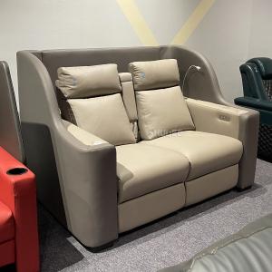 Buy cheap Genuine Leather Cinema VIP Sofa Luxury Home Theater Lover Seats Recliner product