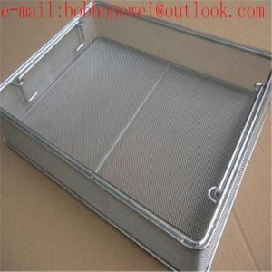 Buy cheap 304 wire mesh medical basket/Sterilization Wire Mesh Trays Baskets/perforated wire mesh medical baskets product