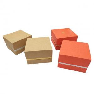 Buy cheap Gold Foil Stamping Logo Custom Paper Packaging Box 12x12x5cm Size With Foam Inside product