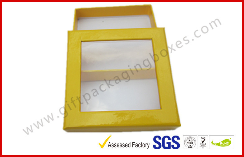 Buy cheap Customized Chocolate Packaging Boxes / PVC Window Square Shape Box product