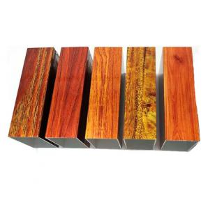 Buy cheap High Glossy Wood Finish Aluminium Sliding Door Profiles Extrusion For Decoration Frame product