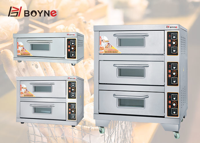 Buy cheap Commerial Stainless Steel Bakery Shop Double Deck Two Layer Oven With Viwing Door product
