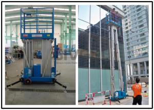 Buy cheap 1330 * 600mm Vertical Mast Lift 12 Meter Platform Height For 2 Persons Work product