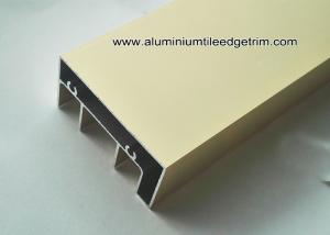 Buy cheap Anodised Gold Aluminum Extrusion Sliding Door Track / Channel product