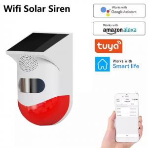 Buy cheap Glomarket Tuya Smart Wifi Outdoor Solar Infrared Alarm Siren IntelligentWaterproof Security Alarm Systems product