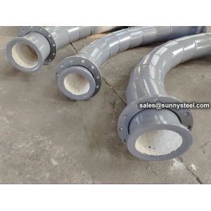 Ceramic Tile Lined Pipe Bend
