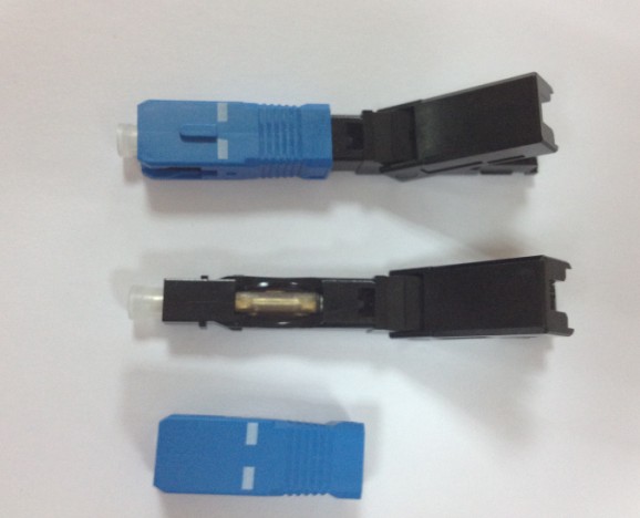 SC / PC Quick Assembly connector , Pre - Polish Metal V Groove