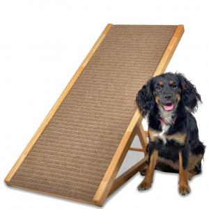 China Zoopollo Wooden Folding Pet Ramps For Couch Bed Car Anti Slip Bed Ramp For Dogs on sale