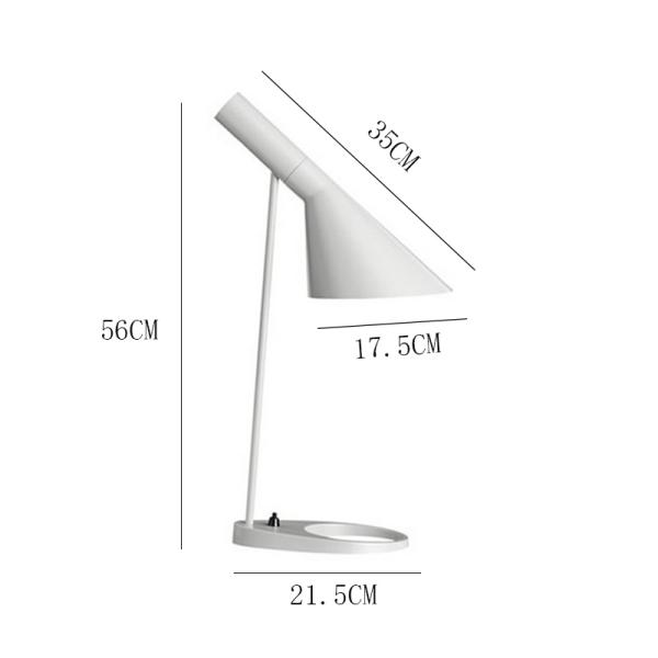 Modern AJ Black Led Table Lamps Nordic AJ Desk Lamp Cafe Aisle Hall geometric table lamp(WH-MTB-44)