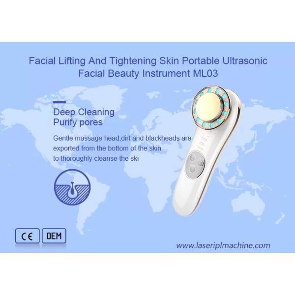 6 IN 1 Cleansing RF Beauty Equipment Magenetic Face Lifting Tightening Massage